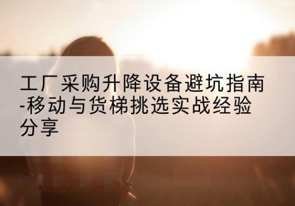 永济移动式升降机怎么选-工厂采购升降设备避坑指南-移动与货梯挑选实战经验分享
