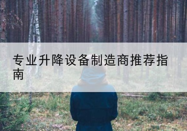永济电动剪叉升降平台厂家-专业升降设备制造商推荐指南